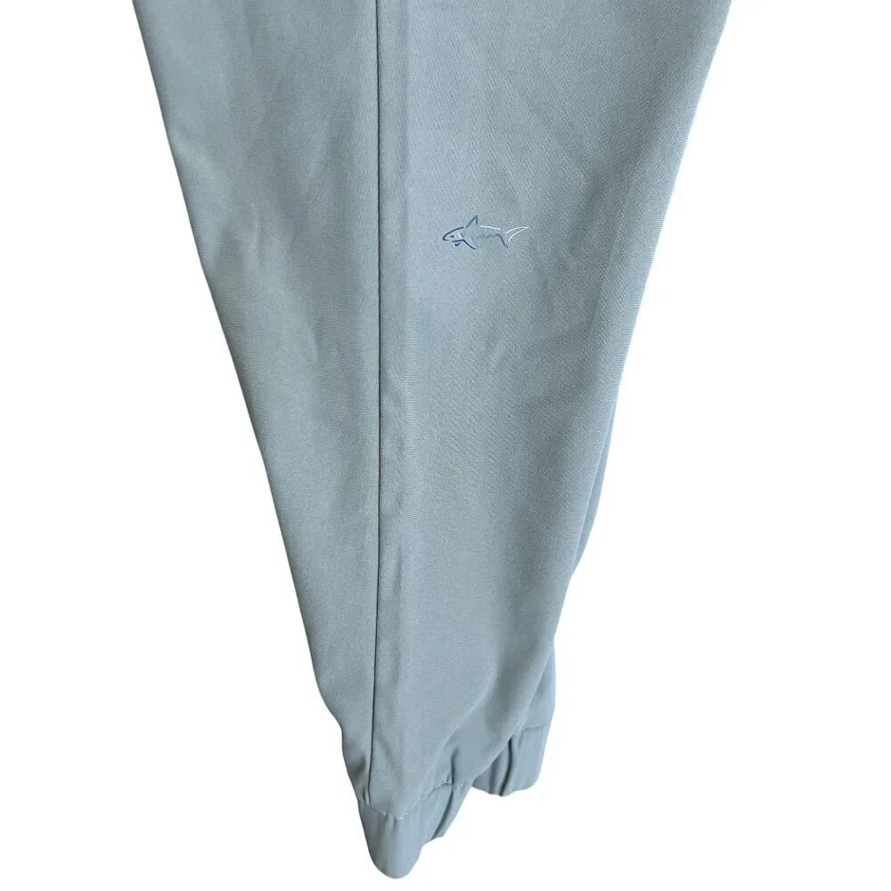 Greg Norman NEW Shark Graphic Mens XL Athleisure Pants Golf Performance Joggers